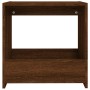 Mesa auxiliar madera contrachapada roble marrón 50x26x50 cm de , Mesas auxiliares - Ref: Foro24-826631, Precio: 30,33 €