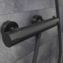 SCHÜTTE Grifo termostático para ducha LONDON 5,5 cm negro mate by , Faucets - Ref: Foro24-434563, Price: 112,01 €, Discount: %