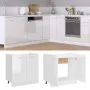 Unterschrank aus glänzend weißem Sperrholz, 80 x 46 x 81,5 cm von vidaXL, Küchenschränke - Ref: Foro24-801201, Preis: 71,49 €...