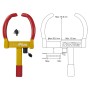 ProPlus Cepo de rueda universal by , Car clamps - Ref: Foro24-404030, Price: 45,77 €, Discount: %