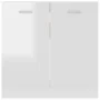 Armario inferior contrachapada blanco brillo 80x46x81,5 cm de vidaXL, Armarios de cocina - Ref: Foro24-801201, Precio: 71,49 ...
