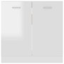 Unterschrank aus glänzend weißem Sperrholz, 80 x 46 x 81,5 cm von vidaXL, Küchenschränke - Ref: Foro24-801201, Preis: 72,71 €...