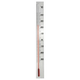 Nature Termómetro de pared de exterior aluminio 3,8x0,6x37 cm von , Vorhersagen und Wetterstationen - Ref: Foro24-423525, Pre...