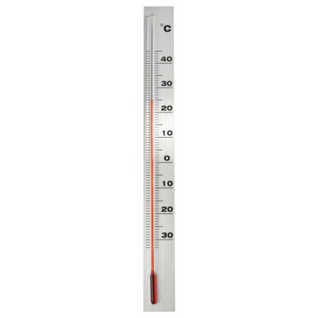 Nature Termómetro de pared de exterior aluminio 3,8x0,6x37 cm von , Vorhersagen und Wetterstationen - Ref: Foro24-423525, Pre...