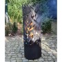 Esschert Design Brasero Flames de acero al carbono negro FF408 de , Chimeneas - Ref: Foro24-422498, Precio: 229,60 €, Descuen...