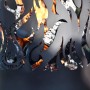 Esschert Design Brasero Flames de acero al carbono negro FF408 de , Chimeneas - Ref: Foro24-422498, Precio: 229,60 €, Descuen...
