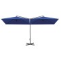 Sombrilla doble jardín con palo de acero azul celeste 600x300cm von , Sonnenschirme - Ref: Foro24-312561, Preis: 171,95 €, Ra...