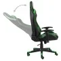 Silla gaming giratoria PVC verde de vidaXL, Sillones para videojuegos - Ref: Foro24-20480, Precio: 168,93 €, Descuento: %