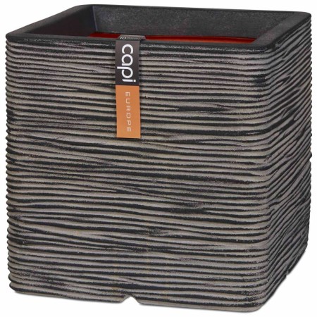Capi Macetero Nature Rib cuadrado gris antracita 30x30 cm KOFZ902 von , Töpfe und Pflanzgefäße - Ref: Foro24-424210, Preis: 4...