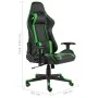 Silla gaming giratoria PVC verde de vidaXL, Sillones para videojuegos - Ref: Foro24-20480, Precio: 168,93 €, Descuento: %