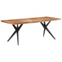 Mesa de comedor madera maciza de acacia 200x90x76 cm von , Küchen- und Esstische - Ref: Foro24-323571, Preis: 380,24 €, Rabat...