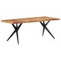 Mesa de comedor madera maciza de acacia 200x90x76 cm von , Küchen- und Esstische - Ref: Foro24-323571, Preis: 380,24 €, Rabat...