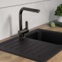 SCHÜTTE Grifo mezclador de fregadero con caño alto RIO grafito brillo by , Faucets - Ref: Foro24-435060, Price: 101,04 €, Dis...