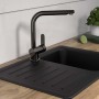 SCHÜTTE Grifo mezclador de fregadero con caño alto RIO grafito brillo by , Faucets - Ref: Foro24-435060, Price: 101,04 €, Dis...