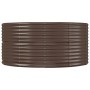 Jardinera arriate acero recubrimiento polvo marrón 447x140x68cm von , Töpfe und Pflanzgefäße - Ref: Foro24-319110, Preis: 204...