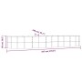 Jardinera arriate acero recubrimiento polvo marrón 447x140x68cm von , Töpfe und Pflanzgefäße - Ref: Foro24-319110, Preis: 204...