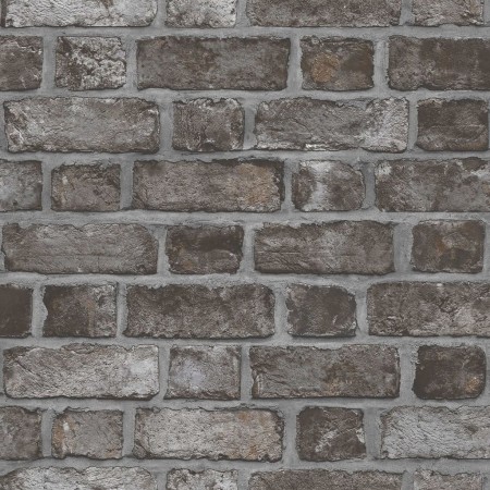 Noordwand Papel de pared Homestyle Brick Wall negro y gris de , Papel pintado - Ref: Foro24-434259, Precio: 28,52 €, Descuent...