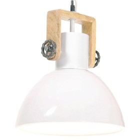 Lámpara colgante industrial 25 W blanca redonda 30 cm E27 von , Lampen - Ref: Foro24-320539, Preis: 66,59 €, Rabatt: %