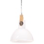 Lámpara colgante industrial 25 W blanca redonda 30 cm E27 by , Lamps - Ref: Foro24-320539, Price: 66,59 €, Discount: %