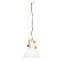 Lámpara colgante industrial 25 W blanca redonda 30 cm E27 by , Lamps - Ref: Foro24-320539, Price: 66,59 €, Discount: %
