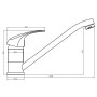 SCHÜTTE Grifo mezclador de lavabo ATHOS cromado by , Faucets - Ref: Foro24-438701, Price: 37,03 €, Discount: %