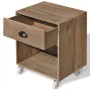Mesita de noche marrón madera maciza von , Nachttische - Ref: Foro24-243161, Preis: 72,41 €, Rabatt: %