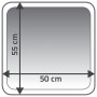 RIDDER Alfombrilla de baño Coins 55x50 cm gris 7103807 de , Alfombras y esterillas de baño - Ref: Foro24-421576, Precio: 24,74 €