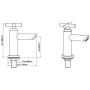 SCHÜTTE Grifo vertical de agua fría MATAO cromado by , Faucets - Ref: Foro24-429366, Price: 44,94 €, Discount: %