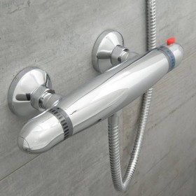 SCHÜTTE Grifo mezclador termostático para ducha SUPRA cromado by , Faucets - Ref: Foro24-434561, Price: 72,82 €, Discount: %