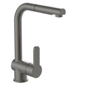 SCHÜTTE Mezclador de fregadero con caño extraíble LONDON grafito mate von , Wasserhähne - Ref: Foro24-435062, Preis: 116,40 €...