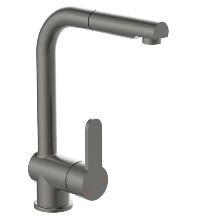 SCHÜTTE Mezclador de fregadero con caño extraíble LONDON grafito mate von , Wasserhähne - Ref: Foro24-435062, Preis: 116,40 €...