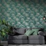 DUTCH WALLCOVERINGS Papel pintado árbol tropical verde azulado y plata by , Painted paper - Ref: Foro24-437419, Price: 22,08 ...