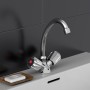SCHÜTTE Grifo mezclador bimando para lavabo SAVINO cromado by , Faucets - Ref: Foro24-438684, Price: 36,51 €, Discount: %
