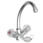 SCHÜTTE Grifo mezclador bimando para lavabo SAVINO cromado by , Faucets - Ref: Foro24-438684, Price: 36,51 €, Discount: %