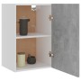 Hängeschrank aus Sperrholz in Betongrau, 39,5 x 31 x 60 cm von vidaXL, Küchenschränke - Ref: Foro24-801256, Preis: 47,73 €, R...