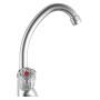 SCHÜTTE Grifo mezclador bimando para lavabo SAVINO cromado by , Faucets - Ref: Foro24-438684, Price: 36,51 €, Discount: %