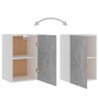 Hängeschrank aus Sperrholz in Betongrau, 39,5 x 31 x 60 cm von vidaXL, Küchenschränke - Ref: Foro24-801256, Preis: 47,73 €, R...