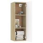 Mueble para TV madera contrachapada blanco roble 30,5x30x90 cm von , TV-Möbel - Ref: Foro24-803354, Preis: 59,30 €, Rabatt: %