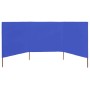 Paravientos de playa de 3 paneles tela azul celeste 400x80 cm by , Umbrellas - Ref: Foro24-47145, Price: 30,40 €, Discount: %