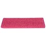 Alfombras de peldaños de escalera 15 uds rosa 65x21x4 cm de , Alfombrillas para escalones - Ref: Foro24-326203, Precio: 71,28 €