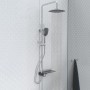 SCHÜTTE Set de ducha fija con bandeja lateral AQUASTAR cromo-antracita by , shower heads - Ref: Foro24-435029, Price: 100,65 ...