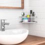 EISL Cesta de ducha cromada 22x18x13 cm by , soap dishes - Ref: Foro24-438826, Price: 31,76 €, Discount: %