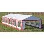 Parte Superior Del Toldo Fiestas Paneles Laterales Rojo & Blanco von , Abdeckungen für Zelte und Pavillons - Ref: Foro24-4015...