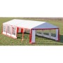 Parte Superior Del Toldo Fiestas Paneles Laterales Rojo & Blanco von , Abdeckungen für Zelte und Pavillons - Ref: Foro24-4015...