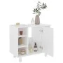 Badezimmerschrank weiß glänzend Sperrholz 60x32x53,5cm von vidaXL, Badezimmermöbel - Ref: Foro24-802639, Preis: 54,38 €, Raba...