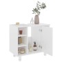 Badezimmerschrank weiß glänzend Sperrholz 60x32x53,5cm von vidaXL, Badezimmermöbel - Ref: Foro24-802639, Preis: 56,93 €, Raba...