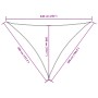 Toldo de vela triangular tela Oxford marrón 4x5x6,4 m von , Sonnenschirme - Ref: Foro24-135844, Preis: 34,62 €, Rabatt: %