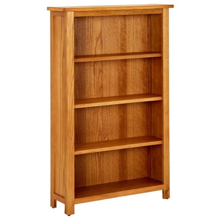 Estantería de 4 niveles de madera maciza de roble 70x22x110 cm von , Bücherregale und Regale - Ref: Foro24-331735, Preis: 179...