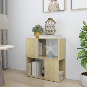 Librería de madera contrachapada roble Sonoma 60x24x63 cm by , Bookcases and shelves - Ref: Foro24-809065, Price: 33,89 €, Di...