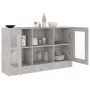 Gray engineered wood display case 120x30.5x70 cm by vidaXL, Sideboards - Ref: Foro24-802790, Price: 84,52 €, Discount: %